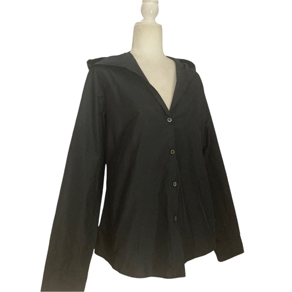 Peter O. Mahler Hooded Ultra Lightweight Rain Jacket  Black Made in Germany - Picture 10 of 11